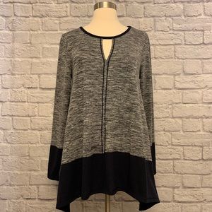 NWOT Max Studio Asymmetric Hem Sweater Lightweight